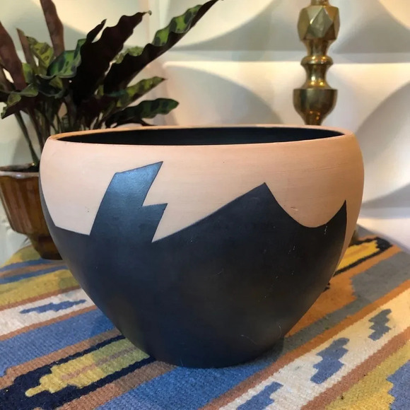 Vintage Chiminazzo Italian Terra Cotta Studio Art Pottery Vase - Picture 1 of 9